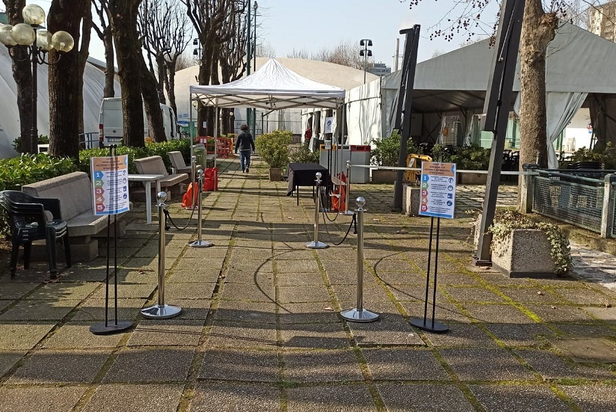 03 Ingresso Postazione Triage Sanificazione su evento