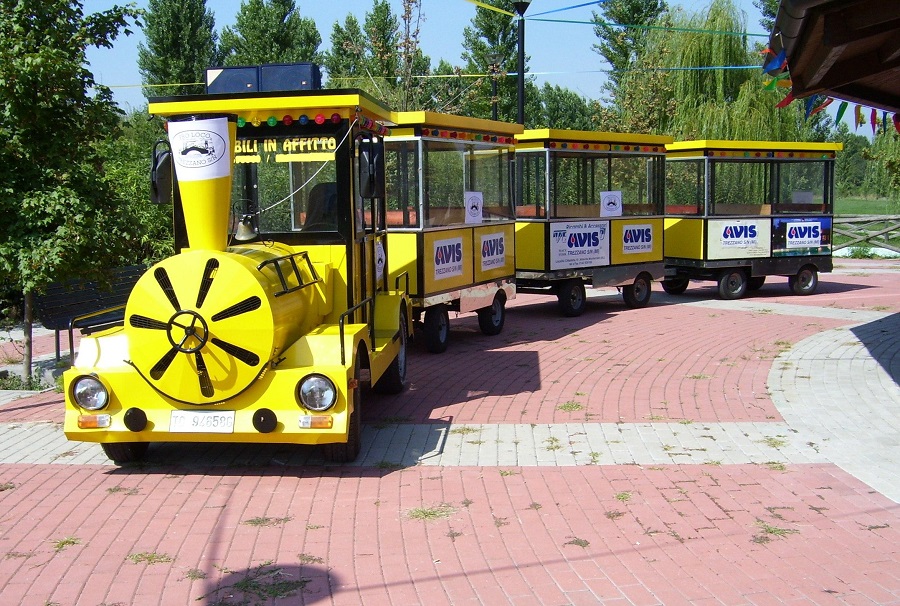 TRENINO ITINERANTE giallo
